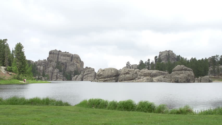 Sylvan lake wide angle at Custer park