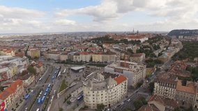 Aerial view of Szell Kalman Square (before Moscow Square) in 4K resolution.
RAW footage for creators to color grade and control the look of your project (dlog, d log).