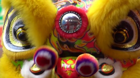 Chinese New Year Lion Dance Ceremony