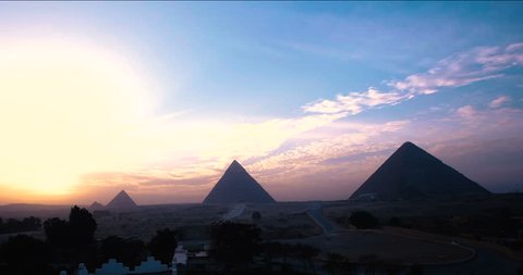 Egyptian Pyramids Time Lapse 
