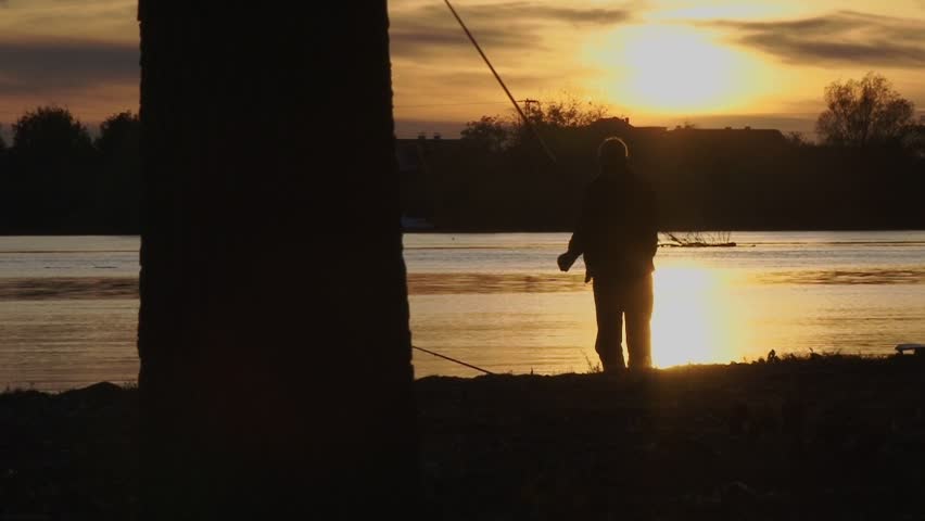 river on dusk, people, river, nature HD