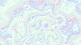 Moving irregular psychedelic waves. Abstract screensaver for video.