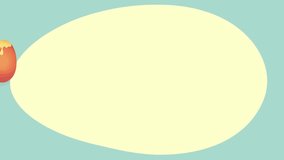 Animated Happy Easter Holiday Card with Cracking Egg
