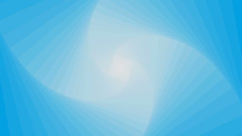 Light Blue Tunnel of Rotating Rectangles Background. Seamless Loop.
