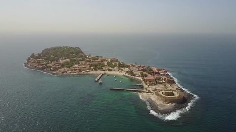 Gorée island from above