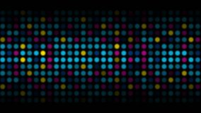 Colorful abstract shiny light circles motion design. Seamless loop. Video animation Ultra HD 4K 3840x2160