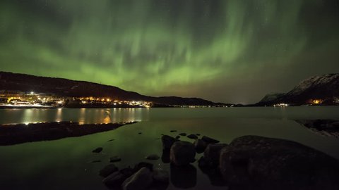 Norther Lights over Lake