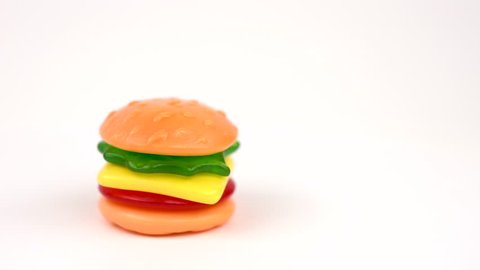 Delicious Mini Gummi Burger Rotating Stock Footage Video 100 Royalty Free Shutterstock