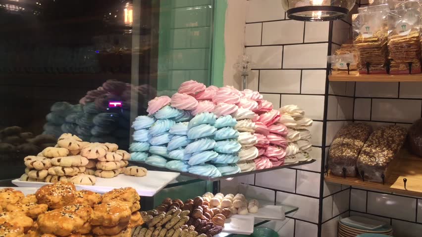 Dessert Displayed in Turkish Bakery Shop