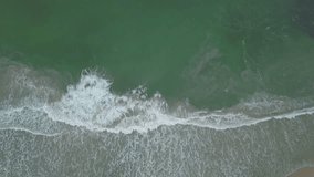 Ocean waves. Aerial view. 