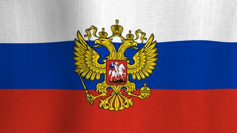 Russian Flag Coat Arms Russia Kremlin Stock Footage Video (100%  Royalty-free) 1053933176