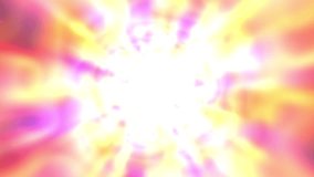 Bright Glowing Tunnel Burst Abstract Motion Background Slow Rotating