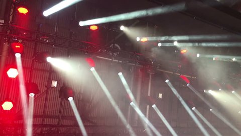 Stage lighting rig Stock Video Footage - 4K and HD Video Clips ...