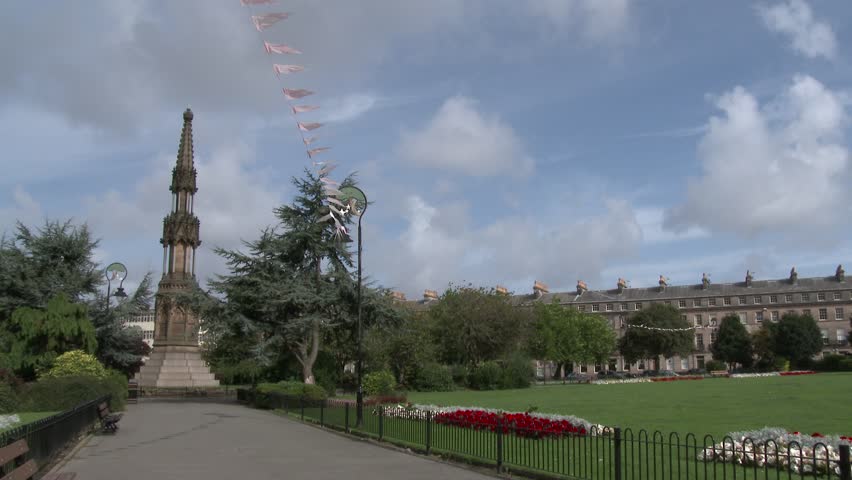 The beautifully kept and expansive Hamilton Square in the historic maritime town of Birkenhead on the Wirral peninsula.