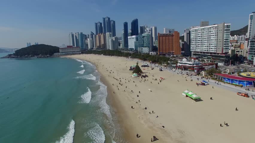 great full moon house haeundae beach Stock Footage Video (100% Royalty ...