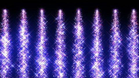 Star light waterfall fireworks particle