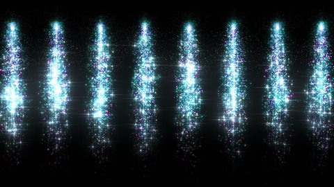 Star light waterfall fireworks particle