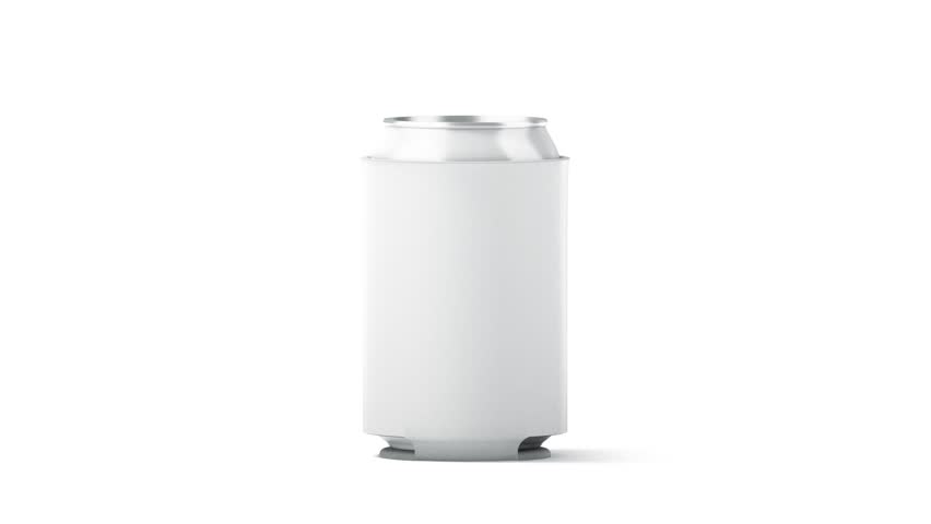 Download Blank Can Koozie Mockup Isolated Stock Footage Video 100 Royalty Free 1008767987 Shutterstock
