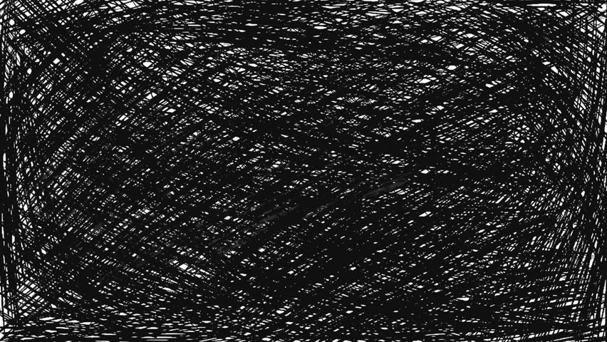 Карандашные каракули. Красивые каракули. Векторный рисунок хаос линий. Запутанные нитки черные. Хаотичные штрихи.