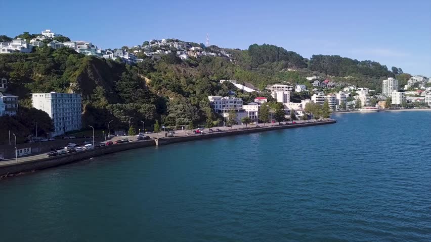 Wellington NZ Waterfront, Oriental Parade 