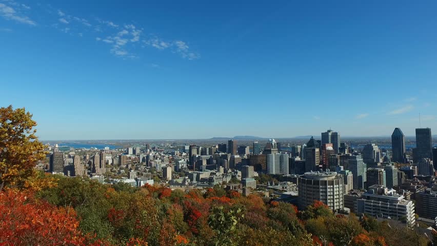 Scenic View On Montreal Skyline