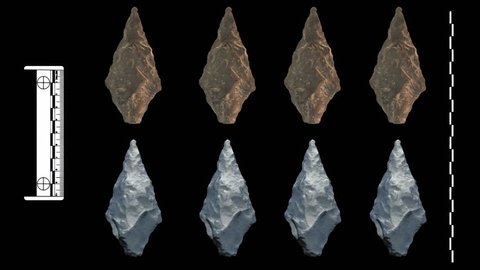 Spear Point - Middle Archaic
Paleolithic artifacts animation