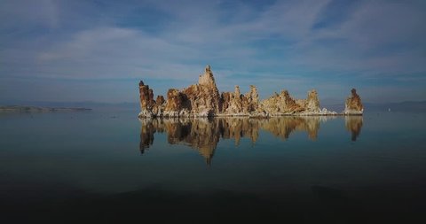 lake 4k drone - Mono lake