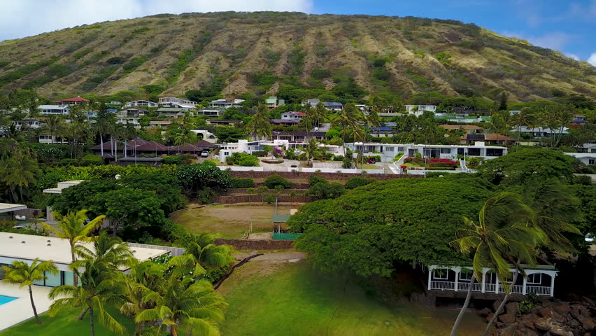 Hawaii beach 4k drone