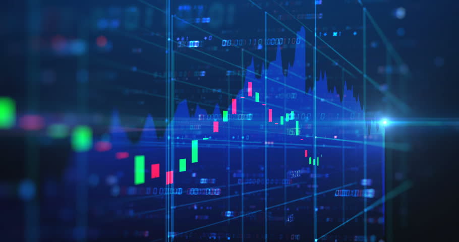 4k loopable financial chart and stock market bar chart for use as  financial report and stock market presentation
 | Shutterstock HD Video #1008823214