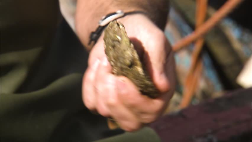 A close up shot of man