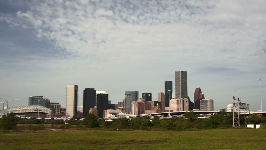 Houston Skyline Southern Texas Big City Downtown Metropolis