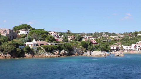 Beautiful coastline of Sardinia