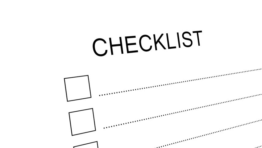 Check all the boxes of checklist. Checking a to do list. Animation. Royalty-Free Stock Footage #1008873515