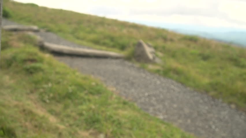 the appalachian trail in the blue ridge mountains