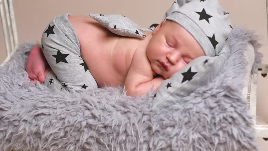adorable newborn baby boy