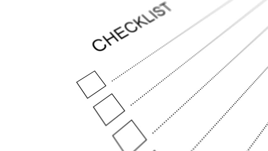 Check all the boxes of checklist. Checking a to do list. Animation. Royalty-Free Stock Footage #1008890135