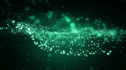 4k Turquoise Particles Backgrounds Loop Stock Footage Video (100% 