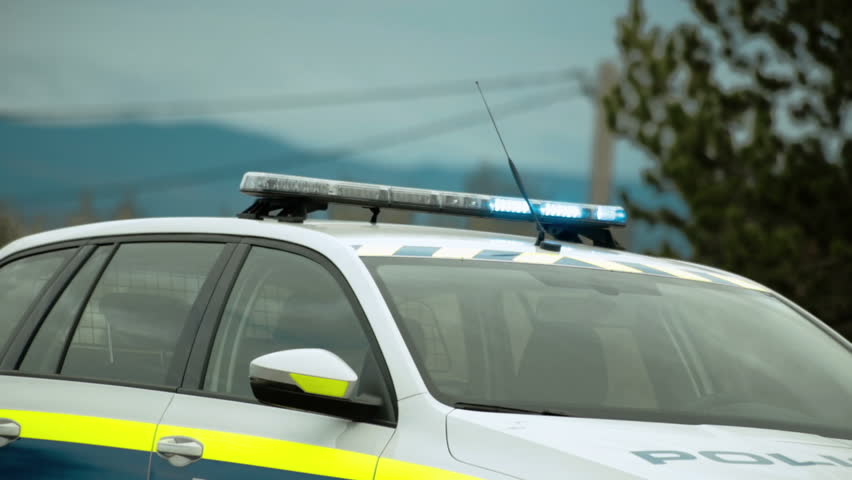 Police Car with Signal Lights