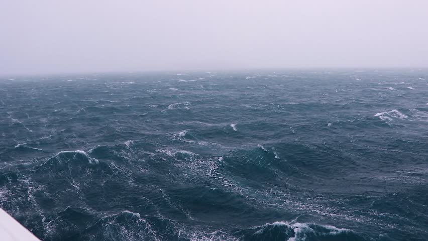 Storm in Drake Passage Stock Footage Video (100% Royalty-free