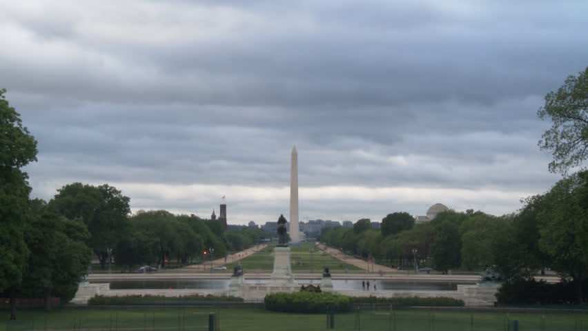 Time Lapse Plate: National mall, Washington Monument,  Washington D.C.