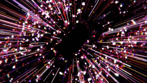 Hyperspace Short Animation Chromatic Hyperspace Style Stock Footage ...