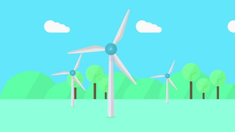 Wind Turbine In Action Loopable Stock Footage Video 100 Royalty Free 1009022795 Shutterstock