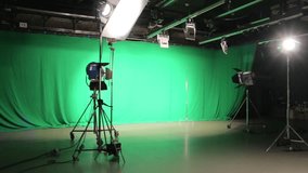 Film lighting set equipment green screen chroma key studio