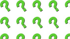 question mark background motion loop
