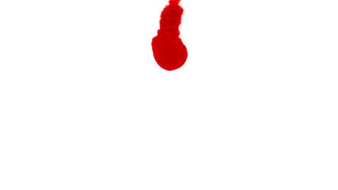 Red ink drop