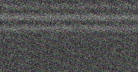 colorful vhs glitch noise background realistic flickering, analog vintage TV signal with bad interference, static noise background, overlay ready