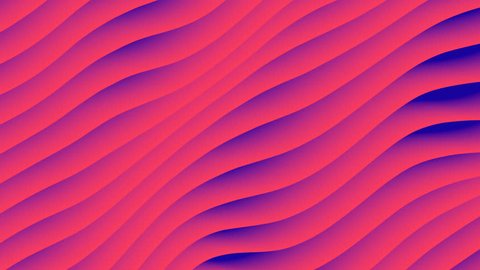 Colorful wave gradient animation.. Future geometric patterns motion background. 3d rendering