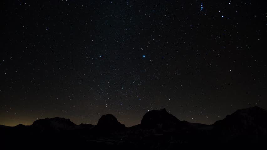 Stars in the Milky Way. | Shutterstock HD Video #1009052534