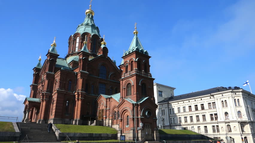 The Uspenski Cathedral, Helsinki, is one of two cathedrals in the city. It is the main cathedral of the Finnish Orthodox Church in the diocese of Helsinki