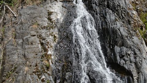 Water flow in the waterfall
